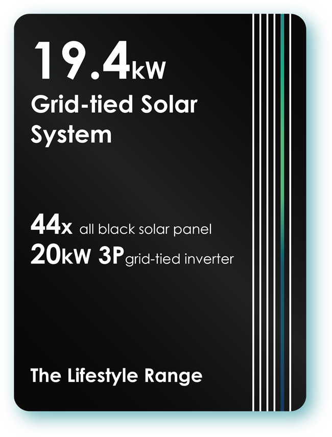 Sungrow Three Phase 19.4kW Grid-tied Solar System