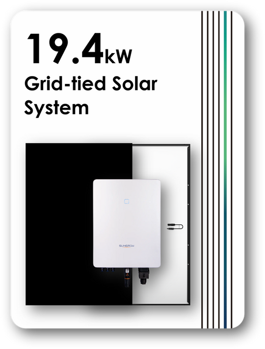 Sungrow Three Phase 19.4kW Grid-tied Solar System
