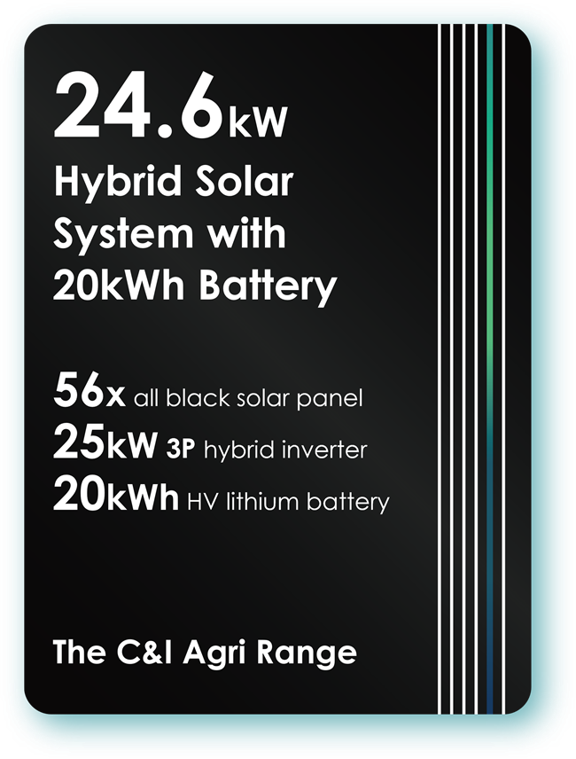 Sungrow Three Phase 24.6kW Hybrid Solar System with 20.0kWh Battery