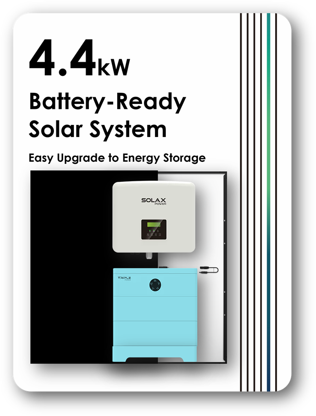 Solax Single Phase 4.4kW Battery-Ready Solar System