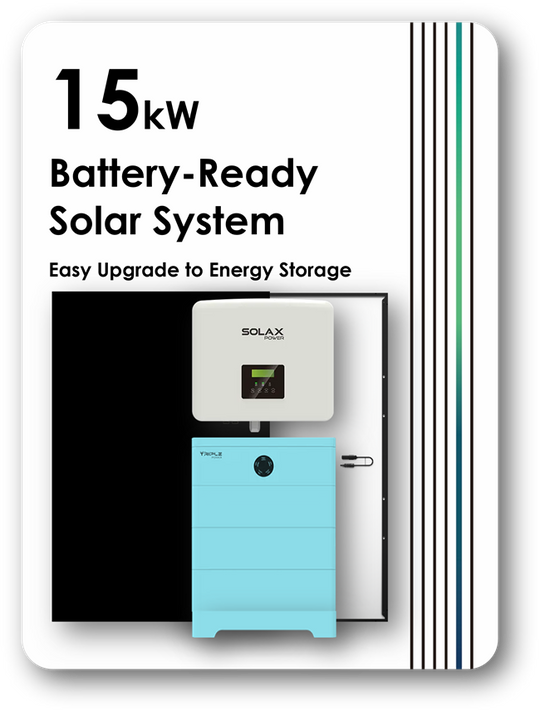 Solax Three Phase 15kW Battery-Ready Solar System