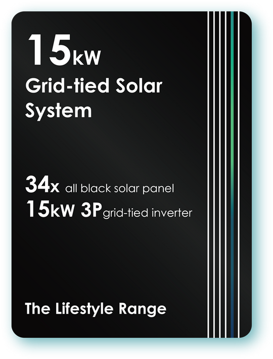 Solax Three Phase 15kW Grid-tied Solar System