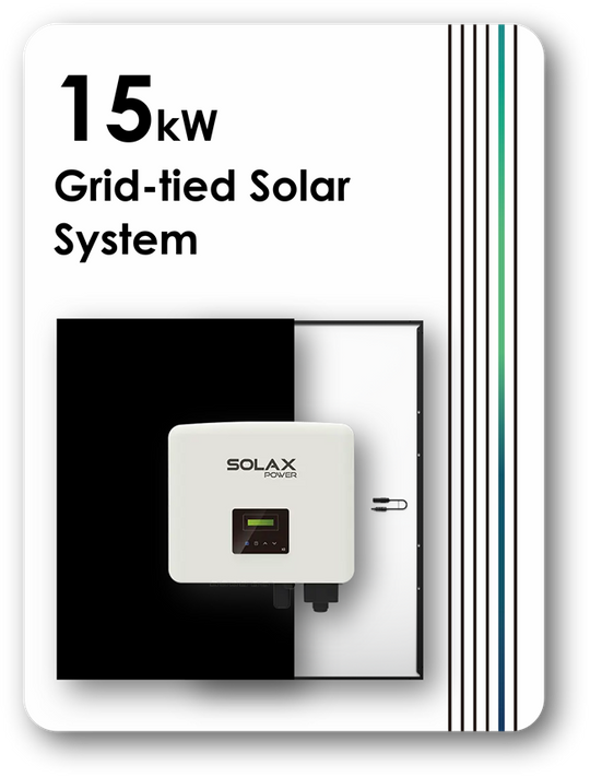 Solax Three Phase 15kW Grid-tied Solar System