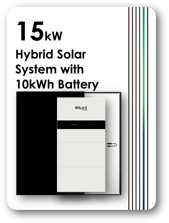 Solax Three Phase 15kW Hybrid Solar System with 10.0kWh Battery