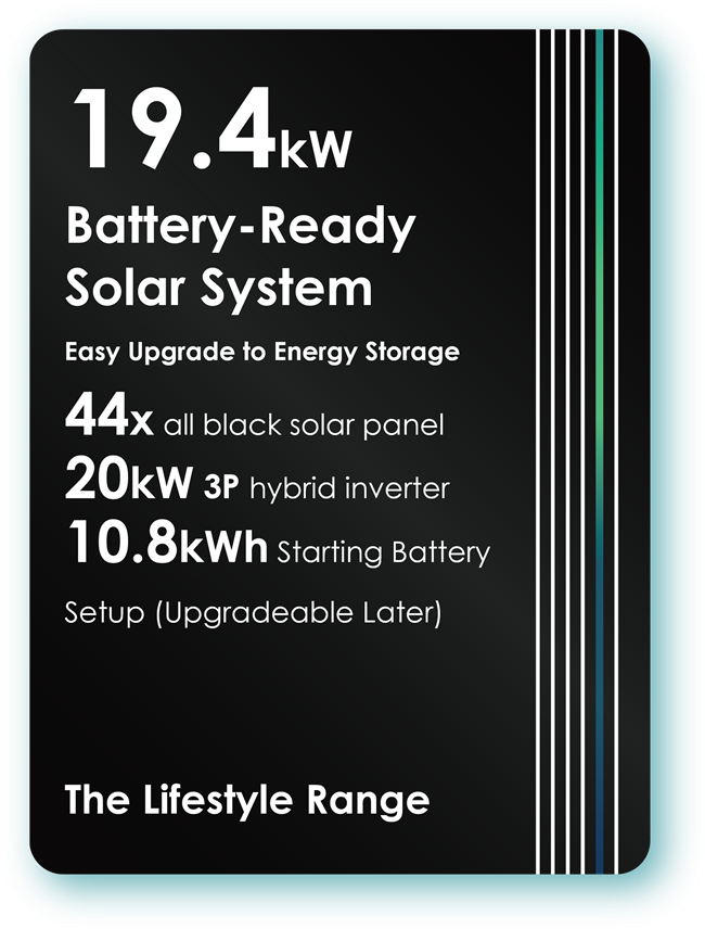 Solax Three Phase 19.4kW Battery-Ready Solar System