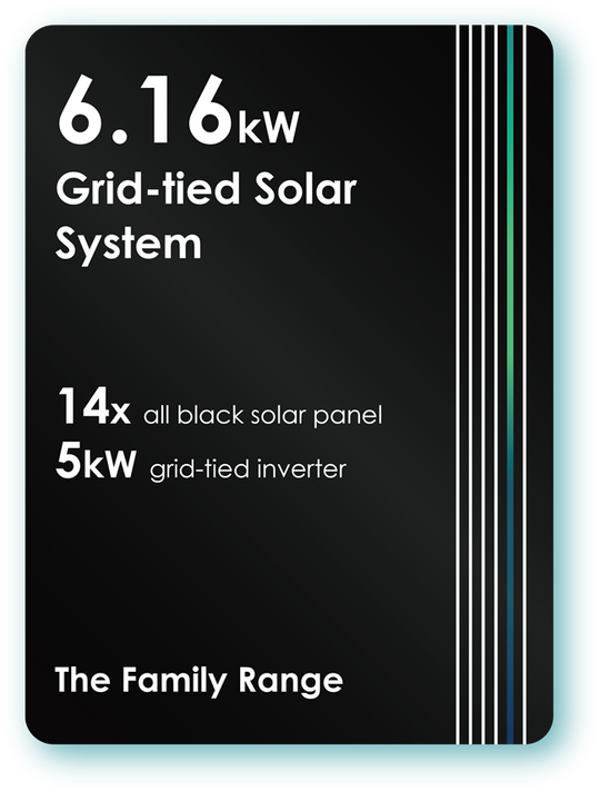 Solax Single Phase 6.16kW Grid-tied Solar System