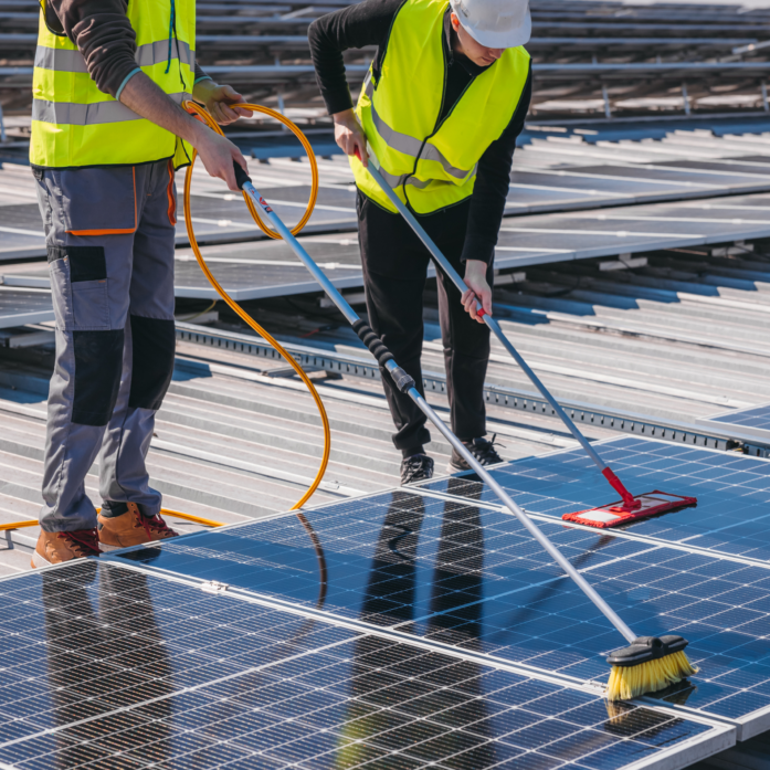 Solar Panel Cleaning & Maintenance